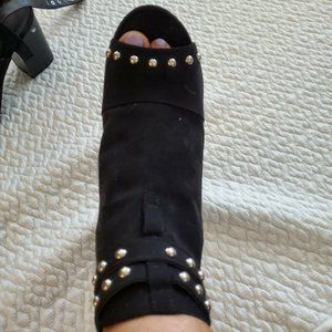 WILD DIVA FASHION PARTY SHOES WOMEN   BLACK SIZE 8